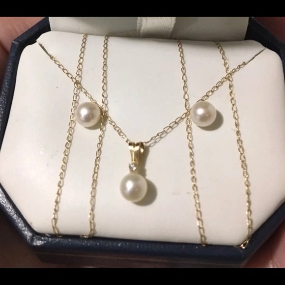 10k pearl set - Picture 1 of 3